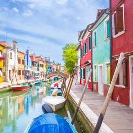 Excursão de barco a Murano, Burano e Torcello com guia