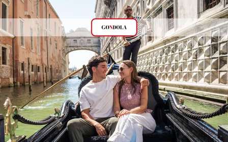 Venecia: Góndola compartida a través del impresionante Puente de los Suspiros