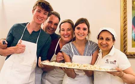 Venecia: Clase de cocina de pasta y tiramisú con vino