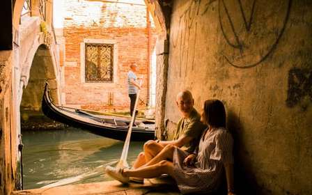 Sesión de fotos en Venecia con fotógrafo y videógrafo