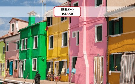 Visita guiada a Murano y Burano con guía local y vidrio