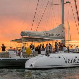 Venecia: Crucero Nocturno en Catamarán por la Laguna