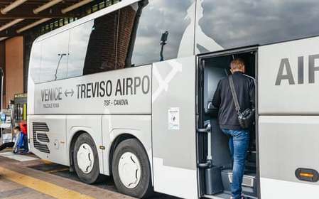 Treviso Airport to Mestre and Venice by Express Bus