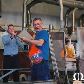 Murano: Upplevelse av glasblåsning på Gino Mazzuccatos fabrik