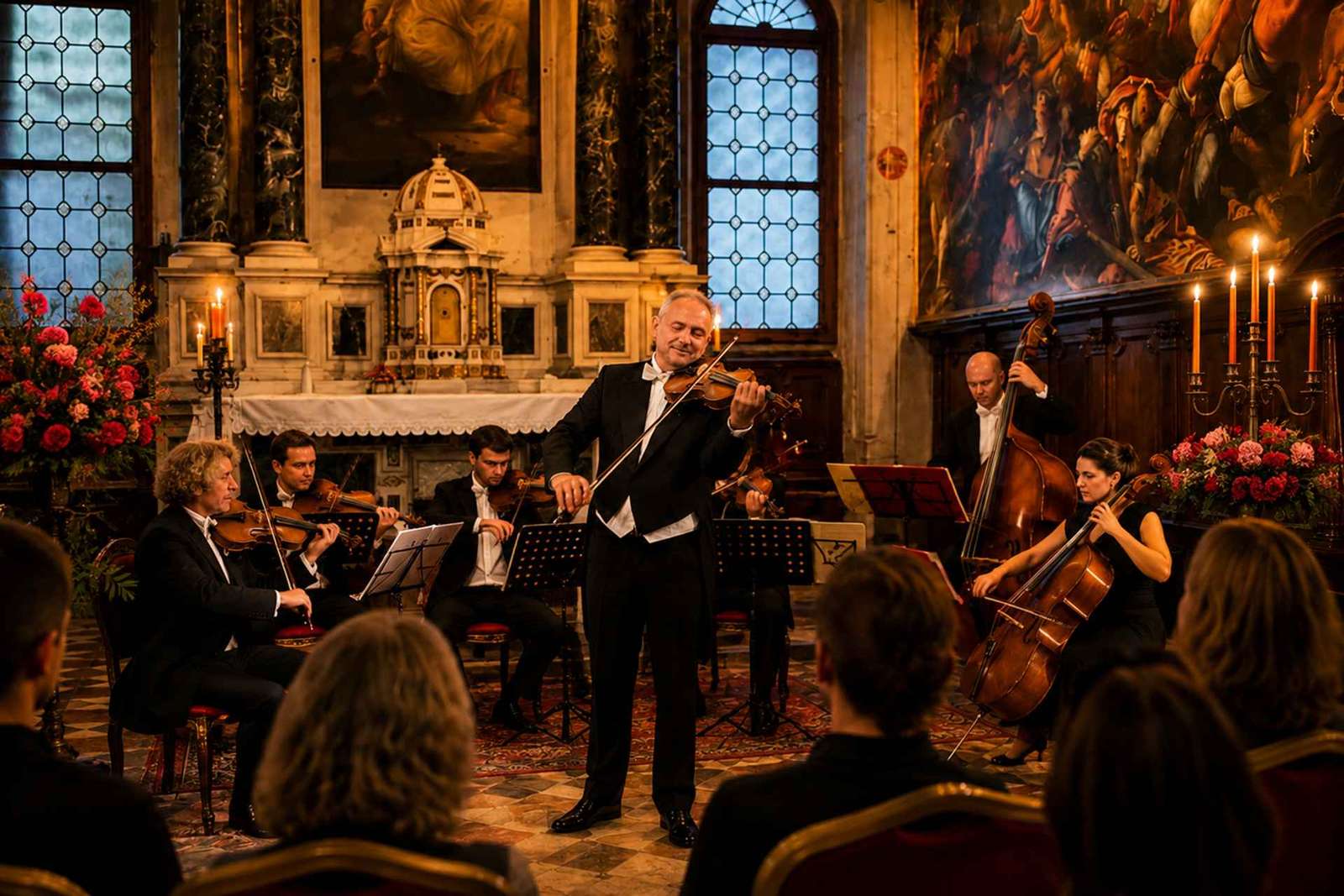 Venetië: Operaconcert van Collegium Ducale op het San Marcoplein