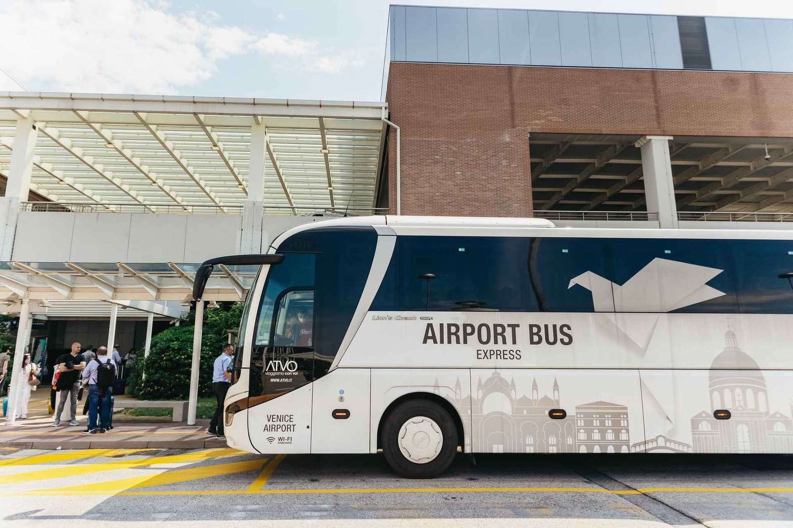 Busstransfer Marco Polo flygplats till Venedig, Piazzale Roma