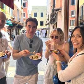 Venedig - Cicchetti Cicchetti Street Food och sightseeing rundvandring