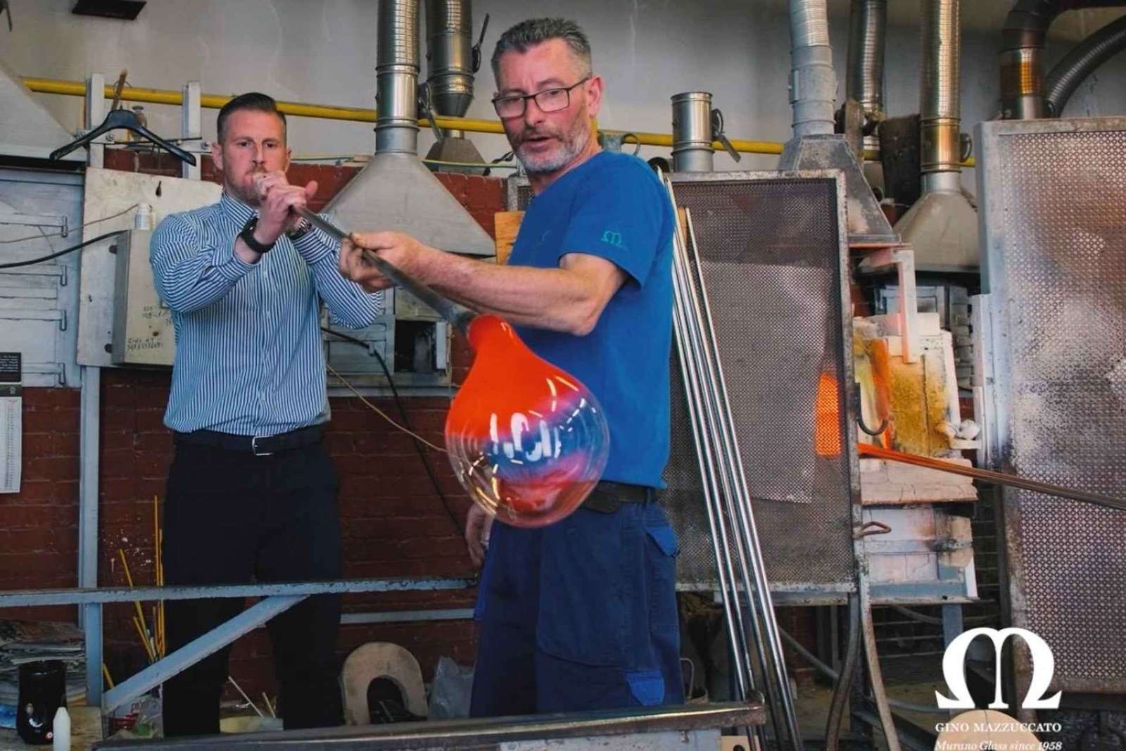 Murano: Upplevelse av glasblåsning på Gino Mazzuccatos fabrik