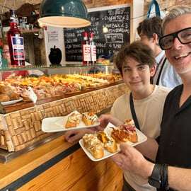 Venedig - Cicchetti Cicchetti Street Food och sightseeing rundvandring