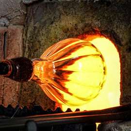 Visita à fábrica de vidro de Murano de táxi aquático