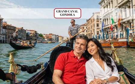 Venedig: Gondoltur på Canal Grande med kommenterande guide