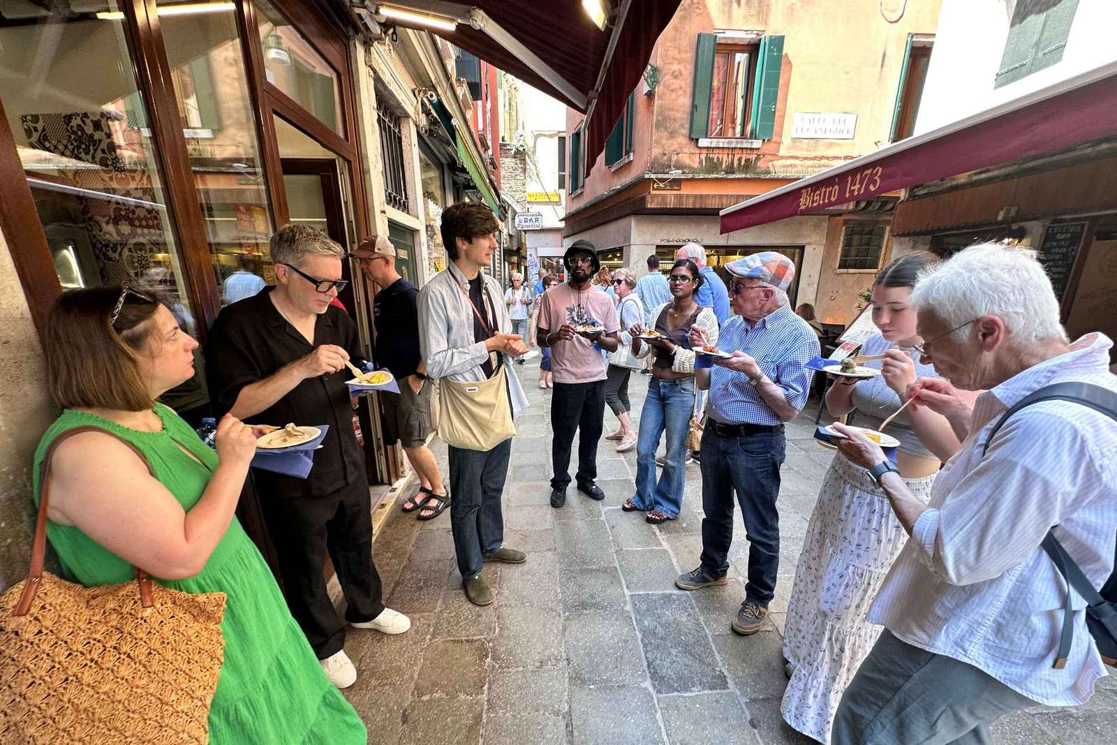 Venedig - Cicchetti Cicchetti Street Food och sightseeing rundvandring