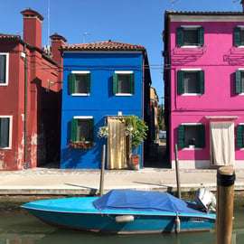 Passeio de barco de luxo em Murano e Burano