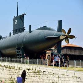 Venecia, Submarino Enrico Dandolo y Museo de Historia Naval