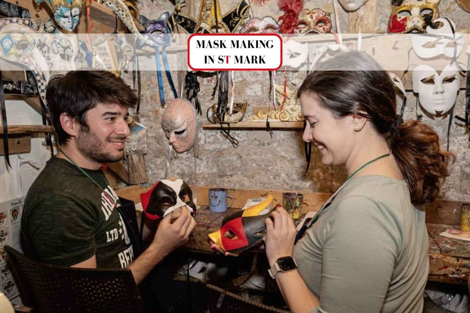 Venice: Mask Decoration Class in St. Mark's Square