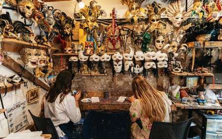 Venecia: Taller de Máscaras de Carnaval