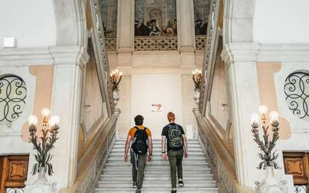 Venecia: entrada al Palazzo Grassi y a la Punta della Dogana